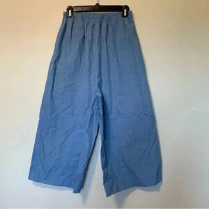 EMIN + PAUL  blue wide leg pants
